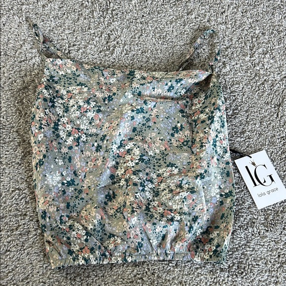 Lola Grace Tops - BOGO: Lola Grace Floral Tank Top - Multicolor
